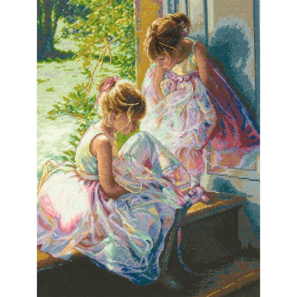 Dimensions The Gold Collection Ballerina Dreams counted cross stitch kit 11 x 14